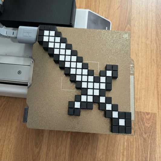 Pixel Sword – Minecraft-Inspired, Customizable