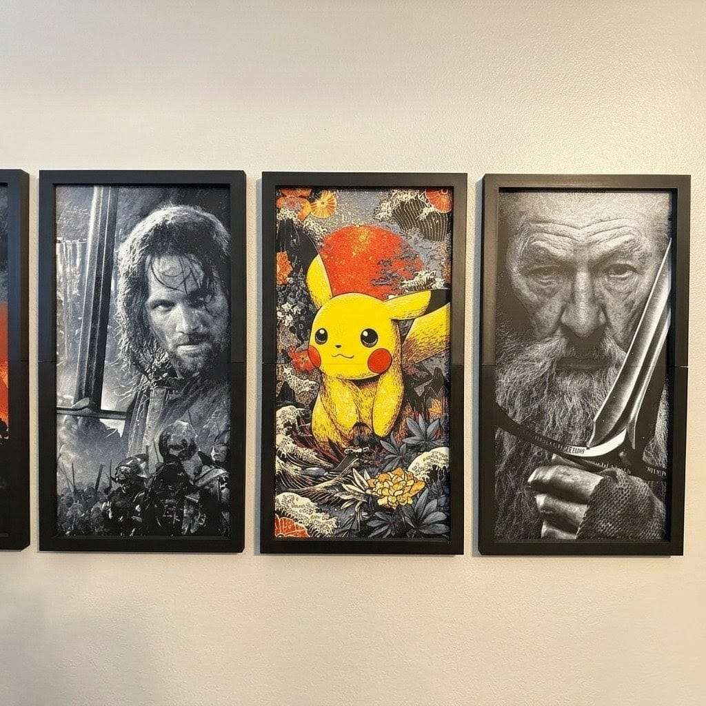 Pikachu (20cmx40cm) 3d Portrait