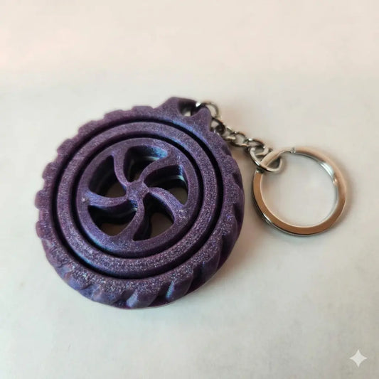 Rotating Symbol Keychain (Pack of 5)
