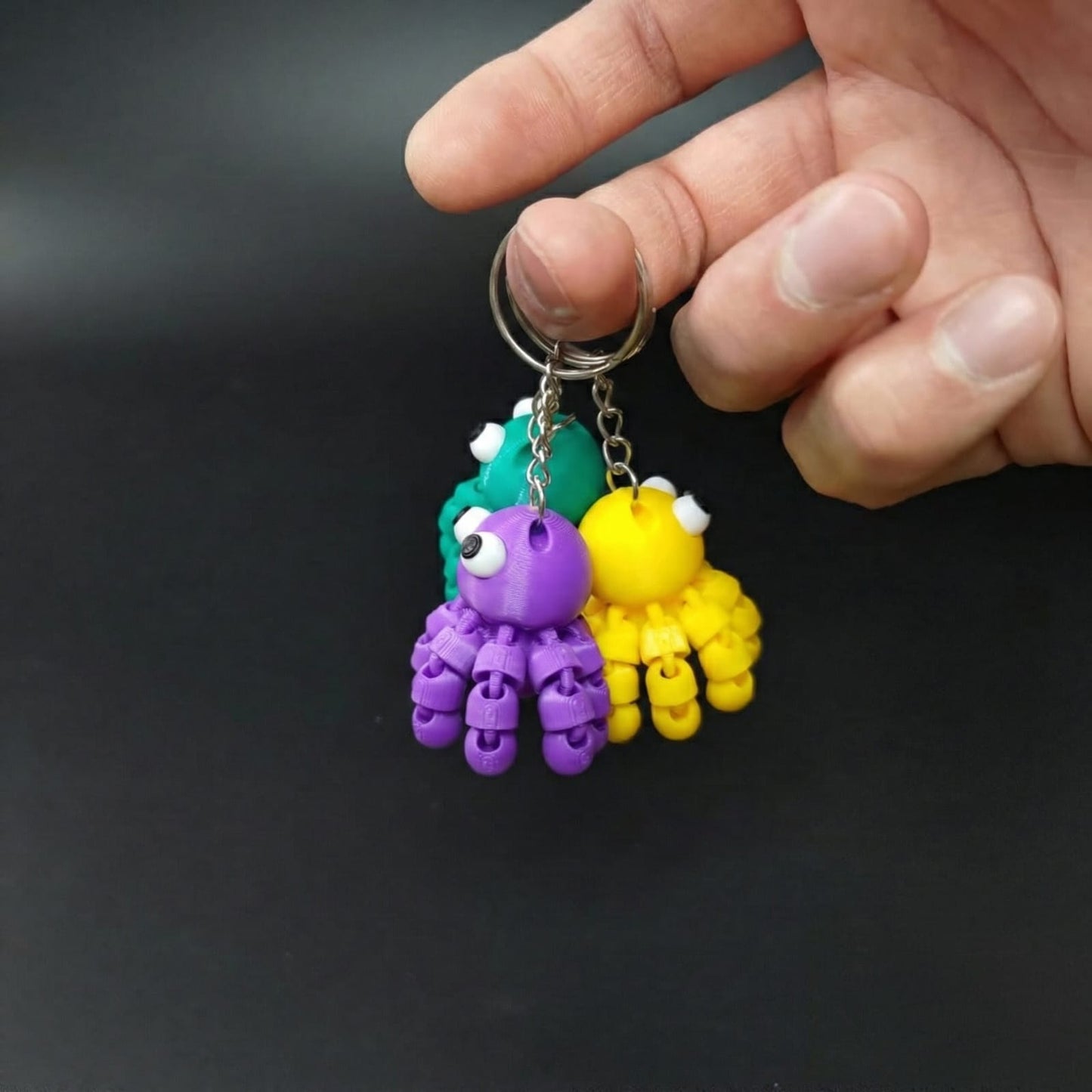 Flexi Octopus Keychain (SET OF 4)