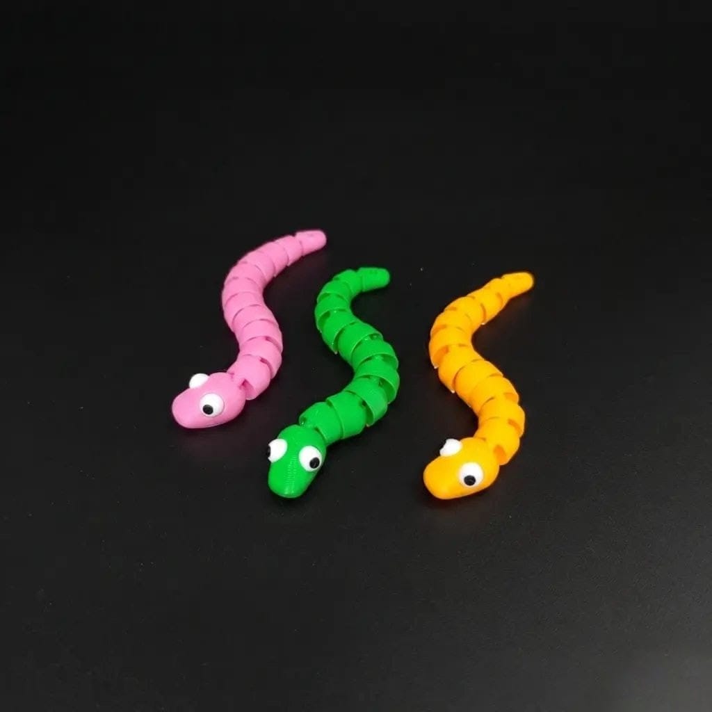 Flexible Worm Keychain (3 pcs.)
