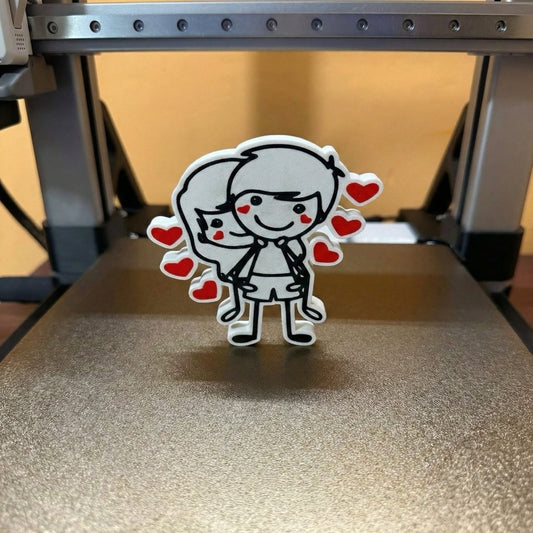 Valentine's Couple Figurines "Hug" – Modern & Inclusive(SET OF 3)