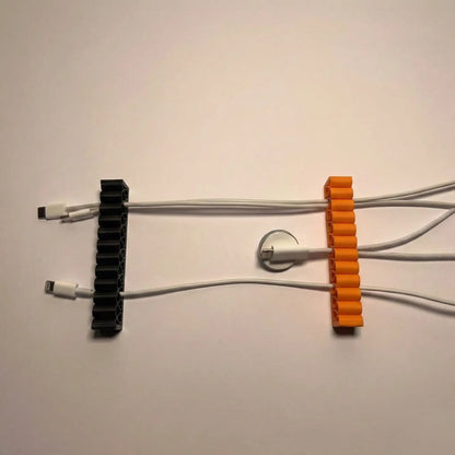 Multi-Slot Cable Organizer Strip (Pack of 4)