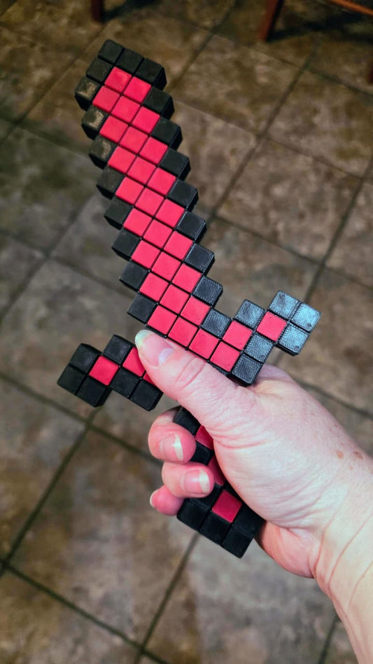 Pixel Sword – Minecraft-Inspired, Customizable
