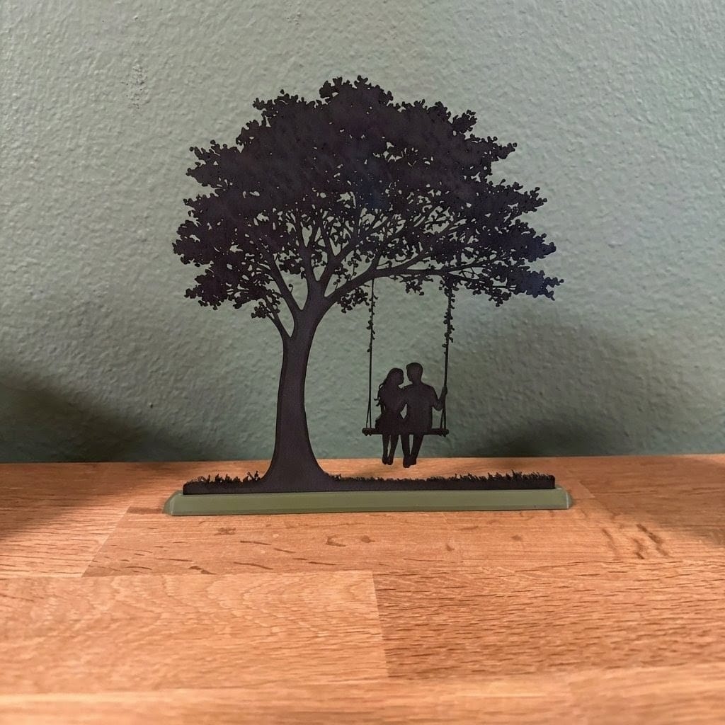 Spring Swing – Couple Silhouette
