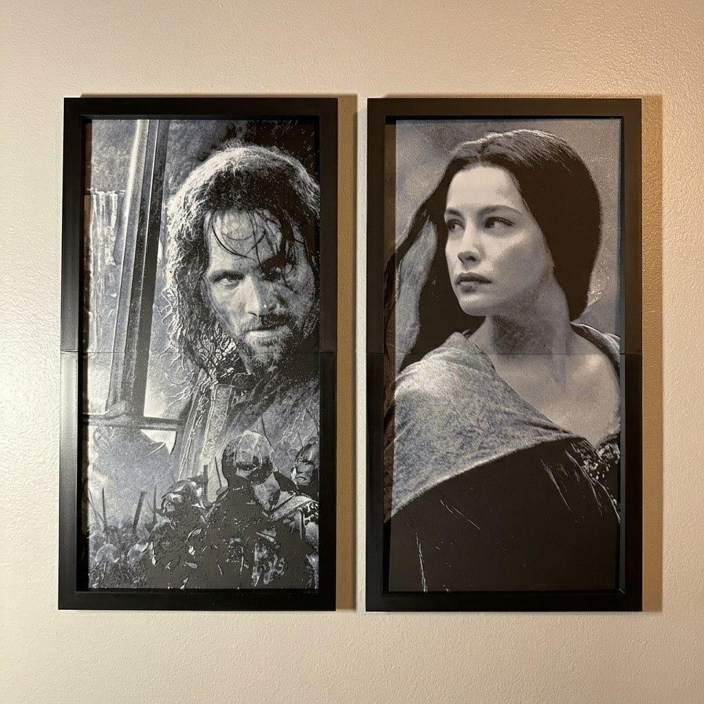 Arwen (20cmx40cm) 3d Portrait