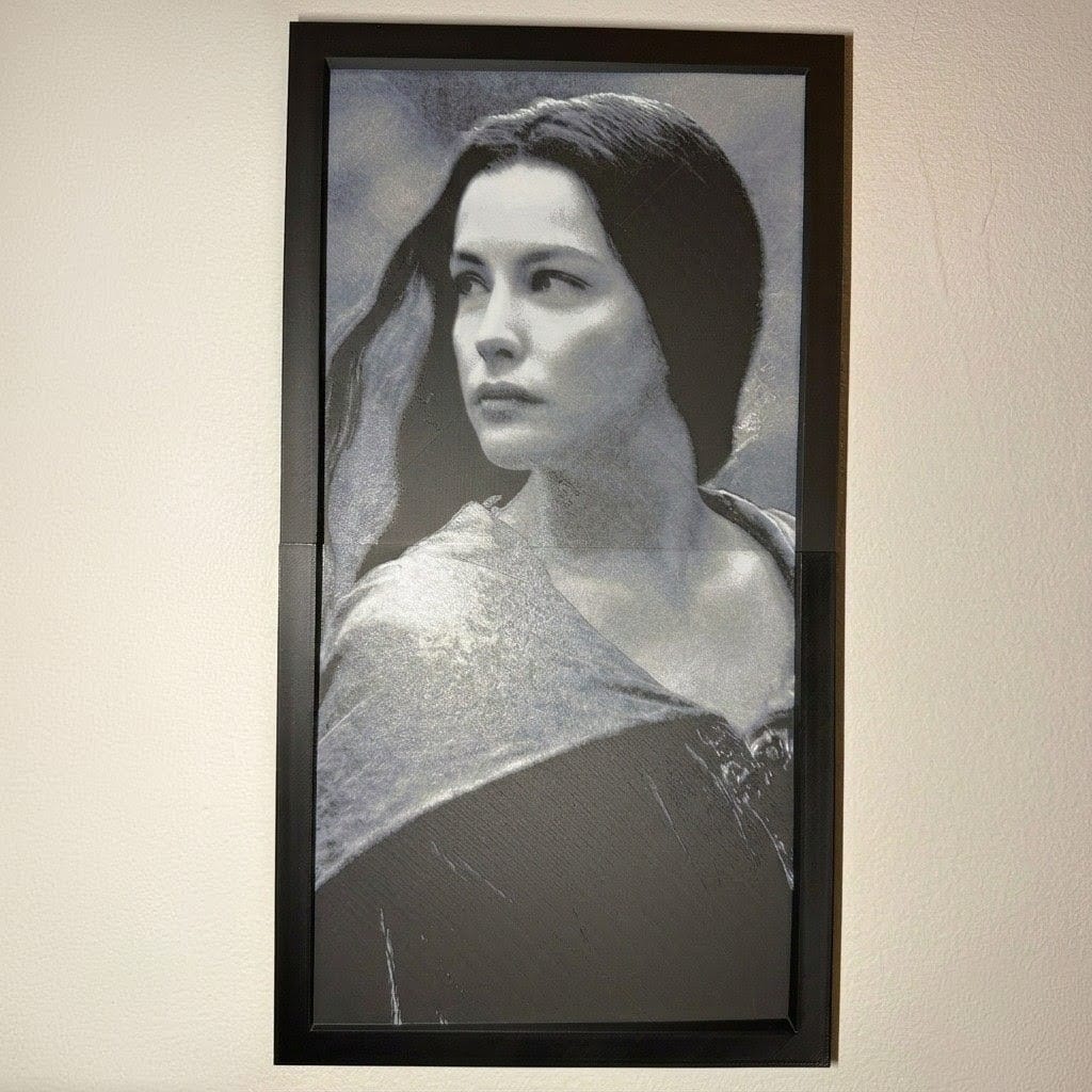 Arwen (20cmx40cm) 3d Portrait