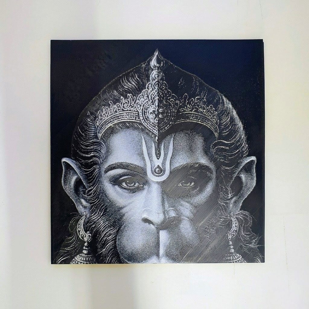 God Hanuman 3d portrait ( 20cmx40cm )
