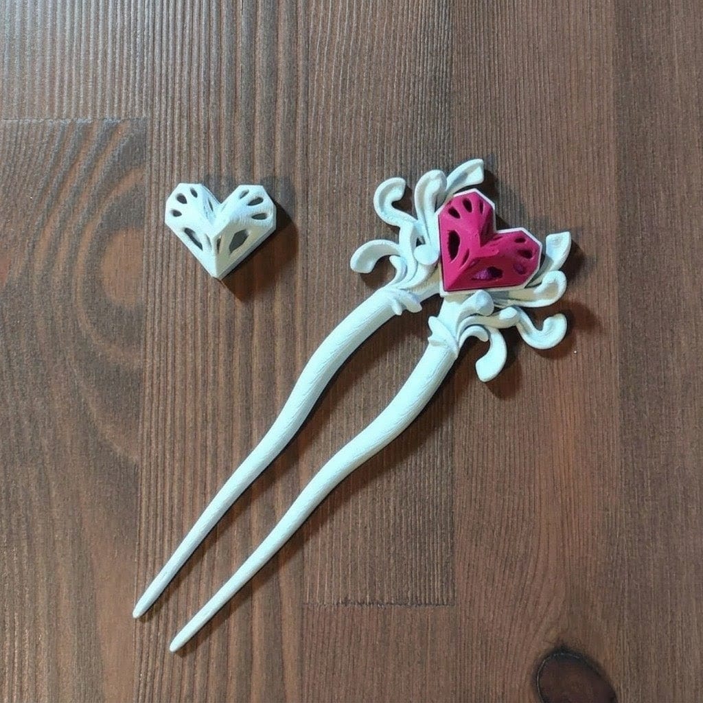 Queen of Hearts - Twist Hairpin