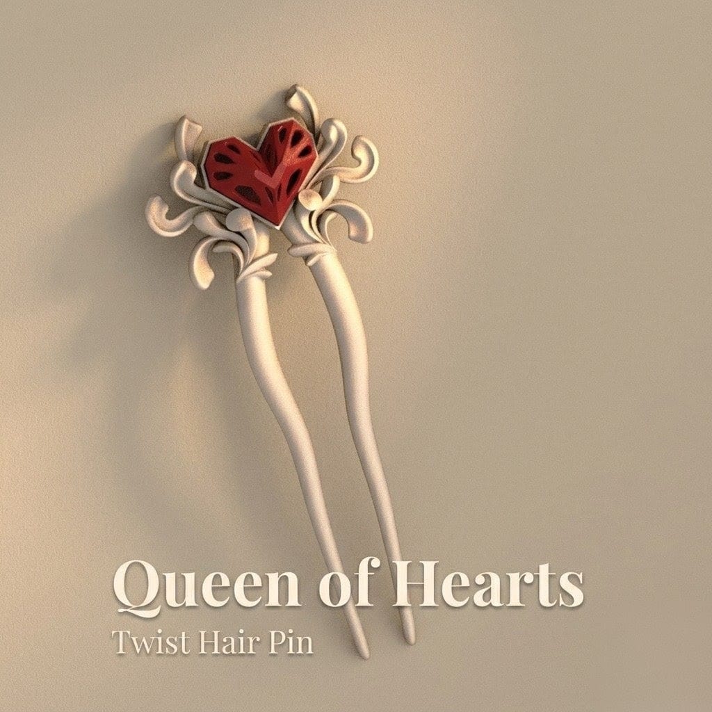 Queen of Hearts - Twist Hairpin