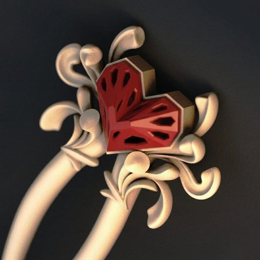 Queen of Hearts - Twist Hairpin