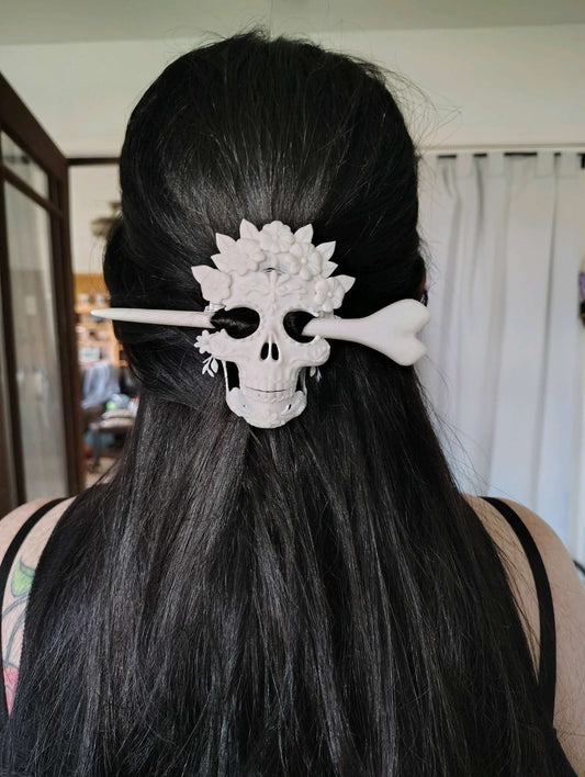 Sugar Skull Hair Pin