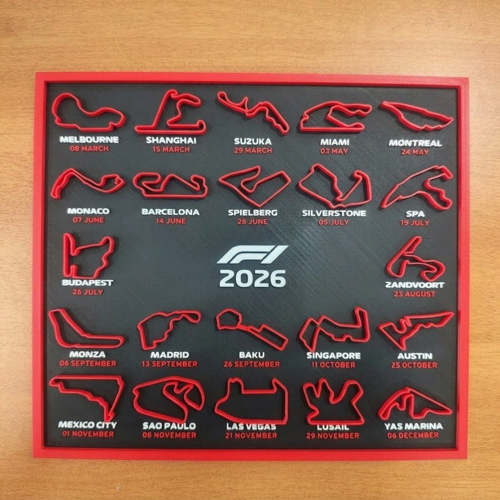 2026 Formula 1 Calendar F1