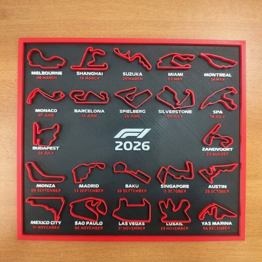 2026 Formula 1 Calendar F1