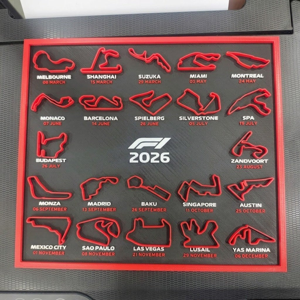 2026 Formula 1 Calendar F1