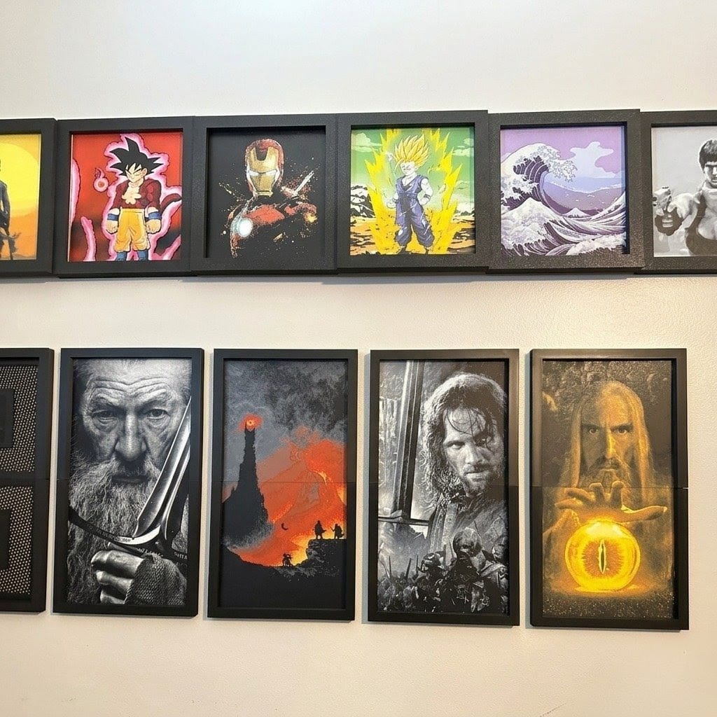 Gandalf 3d Portrait ( 20cmx40cm)