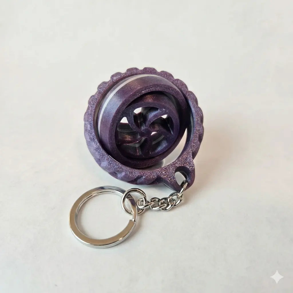 Rotating Symbol Keychain (Pack of 5)
