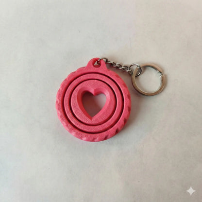 Rotating Symbol Keychain (Pack of 5)