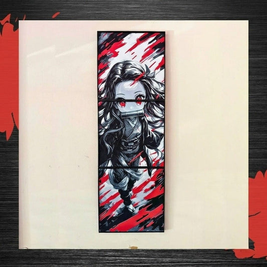 Nezuko Tiled Potrait (20cm×60cm)