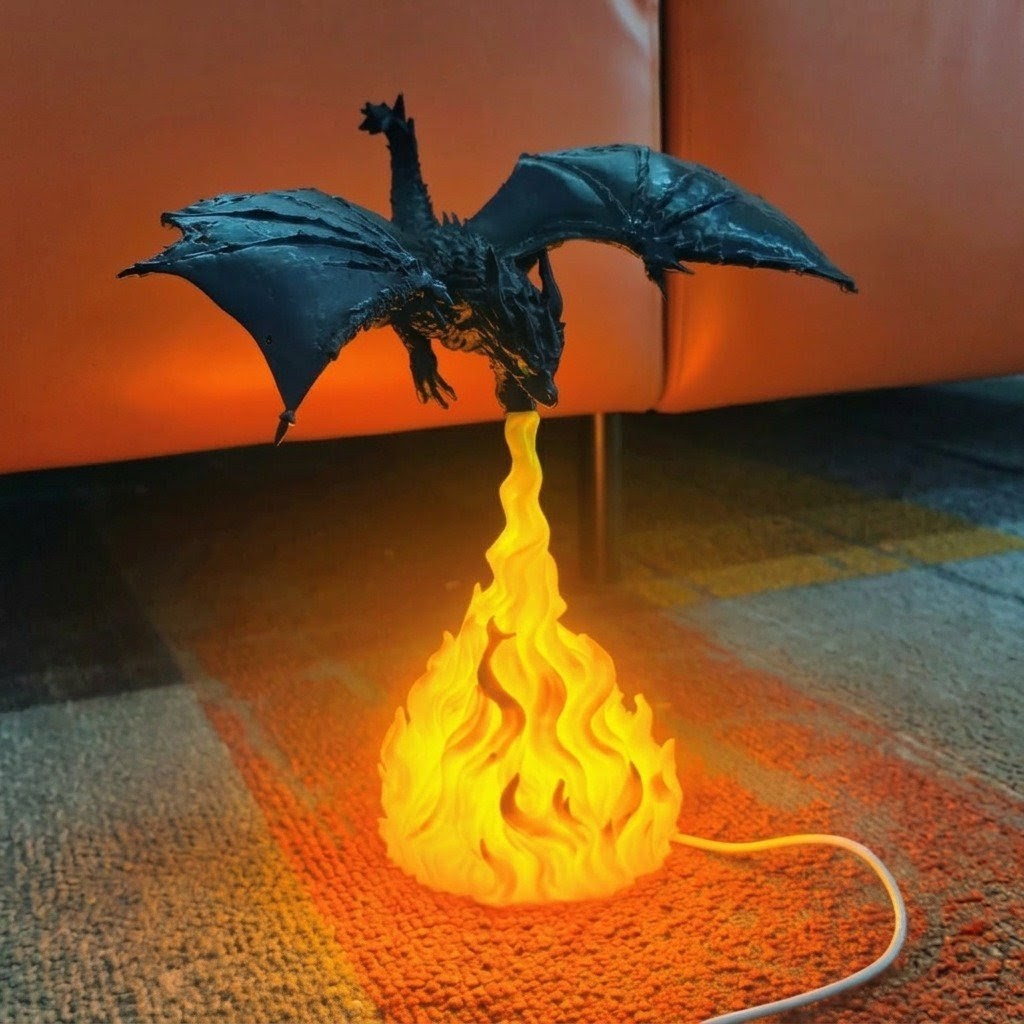 Ignite Dragon Lamp