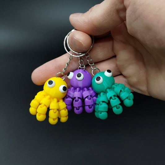 Flexi Octopus Keychain (SET OF 4)