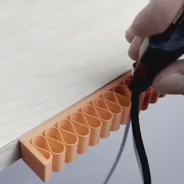 Multi-Slot Cable Organizer Strip (Pack of 4)