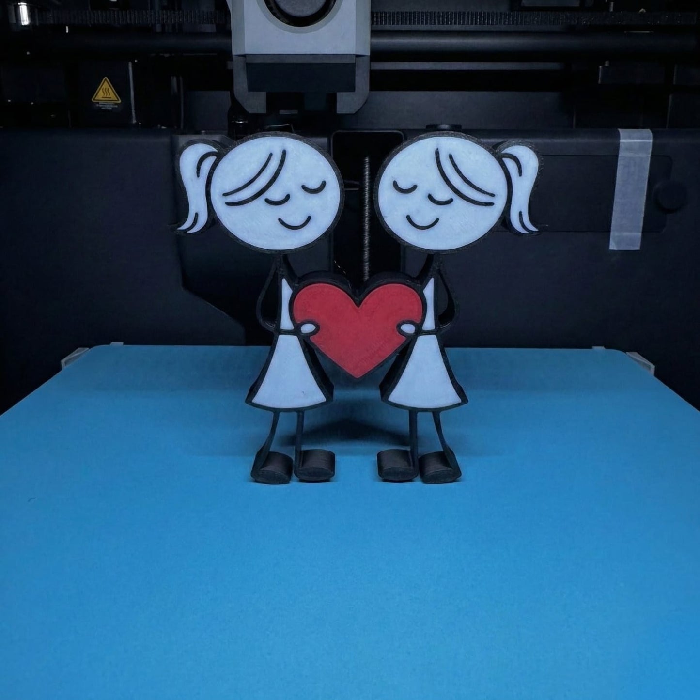 Valentine's Couple Figurines "Heart" – Modern & Inclusive(SET OF 3)